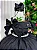 Vestido Infantil Longo Preto Formatura Tule Glitter Festa - Imagem 8