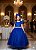 Vestido Infantil Formatura Amarelo Longo Tule com Glitter 4 ao 18 - Imagem 1