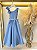 Vestido Infantil Longo Azul Luxo Daminhas Formaturas - Imagem 7