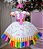 Vestido Infantil Lapis Aquarela Formatura ABC Branco - Imagem 2