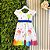 Vestido Infantil Aquarela Branco Formatura ABC Festa - Imagem 4