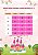 Fantasia Princesa Infantil Pink Contos de Fadas Luxo Longa Festas Aniversário - Imagem 5