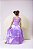 Fantasia Princesa Infantil Lilas Contos de Fadas Luxo Longa Festas Aniversário - Imagem 6
