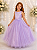Vestido Infantil Longo Lilás Formatura Daminha Festas Luxo - Imagem 2