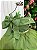 Vestido Infantil Longo Verde Militar Formatura Tule Glitter Festa - Imagem 6