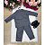 Conjunto Social Infantil Terno Cinza Grafite Kit completo - Imagem 5