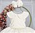 Vestido Infantil Luxo Festa Off White com Glitter e Pérolas - Imagem 3