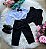 Conjunto Infantil Menino Social Colete Casamento Preto - Imagem 2