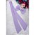 Faixa ajustável com Laço Lilas para Vestidos Daminhas e Formatura - Imagem 2