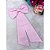 Faixa ajustável com Laço Rosa para Vestidos Daminhas e Formatura - Imagem 2