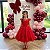 Vestido Infantil Vermelho Natalino Natal Festa Luxo Isabela - Imagem 1