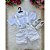 Conjunto Infantil Social Elegante Meninos Shorts Suspensório Branco - Imagem 2