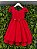 Vestido Infantil Vermelho Daminhas Festas Casamento - Imagem 4