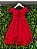 Vestido Infantil Vermelho Daminhas Festas Casamento - Imagem 5