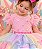 Vestido de Festa Infantil Arco-Íris Candy com Babados em Tule - Imagem 6