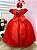 Vestido Festa Infantil Princesa Formatura Daminha Vermelho - Imagem 7