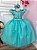 Vestido Festa Infantil Princesa Formatura Daminha Rose Verde - Imagem 4