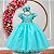 Vestido Festa Infantil Princesa Formatura Daminha Rose Verde - Imagem 3