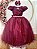 Vestido Festa Infantil Princesa Formatura Daminha Rose - Imagem 3