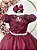 Vestido Festa Infantil Princesa Formatura Daminha Rose - Imagem 4