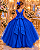 Vestido Infantil Longo Daminha Formatura Festa Luxo - Imagem 2
