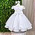Vestido Infantil Luxo Daminha Festa Casamento - Imagem 4