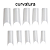 Tips Curvatura C 500 unidades Leitosa China - Imagem 2