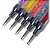 Kit Pincel de Silicone c/ Boleador 5un Coloridos - Imagem 2