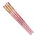 Kit Pincel Lingua de Gato Rosa Helen color 4un - Imagem 2