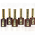 Kit Esmalte em gel Helen Color Marrom 6un - Imagem 2