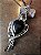 Pingente Obsidiana Negra e Obsidiana Mahogany - Imagem 1