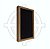 PORTA MEDALHAS 21X35 VERTICAL TABACO - Imagem 3