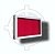 PORTA MEDALHAS HORIZONTAL 21X35 BRANCO - Imagem 2