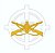 Distintivo de gola dourado Infantaria - Imagem 2