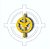 Distintivo de gola Quadro Auxiliar de Oficiais QAO - Imagem 1