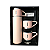 Kit Garrafa Térmica Inox 500ml + 3 canecas - Vacuum - Imagem 1