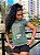 Babylook Maranhes Verde Militar - Imagem 1