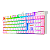 TECLADO MECÂNICO GAMER REDRAGON MITRA BRANCO E ROSA RGB - Imagem 3