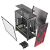 Gabinete Gamer Redragon Strafe Flow RGB Infernal Dragon Preto e Vermelho - Imagem 5