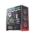 Gabinete Gamer Redragon Strafe Flow RGB Infernal Dragon Preto e Vermelho - Imagem 1