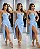Vestido Midi Serena - Azul - Imagem 1