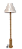 Luminária De Chão Ana Dourado Com Cupula Algodão Cru - Imagem 6