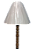 Luminária De Chão Ana Dourado Com Cupula Algodão Cru - Imagem 5
