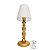 Abajur Luminária Dourado Ilto - Imagem 3