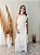 Vestido Bege com Babados Cora Canela - Imagem 1