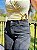 Calça Jeans Wide leg Preta - Imagem 3