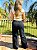 Calça Jeans Wide leg Preta - Imagem 2