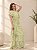 Vestido Verde com Babados Cora Canela - Imagem 1