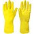 LUVA DE LÁTEX AMARELA MULTIUSO TOP M - Imagem 1