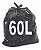 SACO DE LIXO 60 LITROS 70X80 PESADO 5KG - Imagem 1
